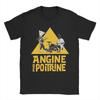 Angine De Poitrine T Shirts Unisexs  Pure Cotton Unique TShirt Crewneck  Tees Short Sleeve Clothing Plus Size