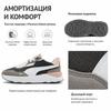 Puma Runtamed Platform Stormy Slate Rose Quartz Damskie Sneakersy Szare Białe Mineralno-Szare 392324-09