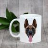 Malinois Owczarek Belgijski -Kubek Ze Zdjęciem I Napisem Geometryczny Pies Art-Dog