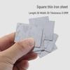 100 Round Galvanized Rust-Proof Magnetic Sheet Patches (0.3-1mm Thick)