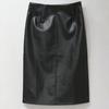 Womens Pencil Skirt  and Winter Leather Slim Bag Hip Skirt Leather Skirt