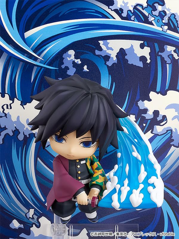 GOOD SMILE COMPANY Nendoroid Demon Kimetsu no Yaiba Giyu Tomioka Kunststoff Bemalt Bewegliche Figur Zweiter Wiederverkauf Slayer Nicht-Maßstäblich