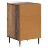 Nightstand with Drawers Reclaimed Wood Look 43 x 41 x 68 cm Engineered Wood