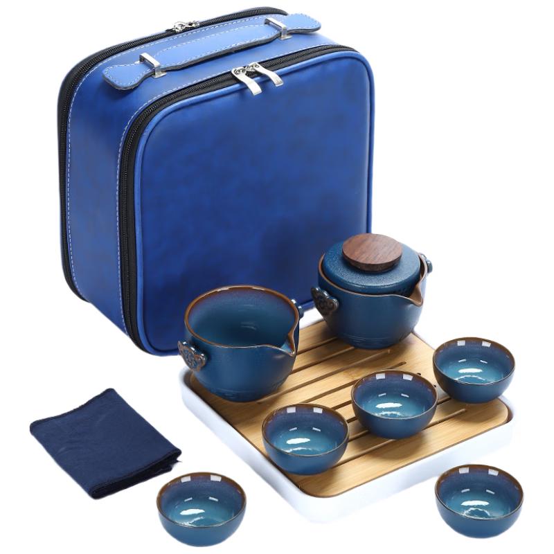 Woding Portable Ceramic Kung Fu Tea Set