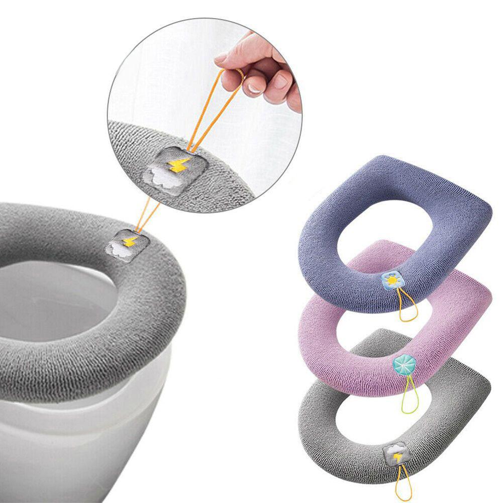 Home Furnishings Toilet Seat Cover Home Comfortable Good Contractile Good Flexibility Spandex Very Soft High Quality Replaceable