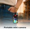 Retro Keychain Thumb Camera Mini Bag Charm Backpack CCD Digital Camera with 1080P HD Video Recording Thumb Camera Keychain
