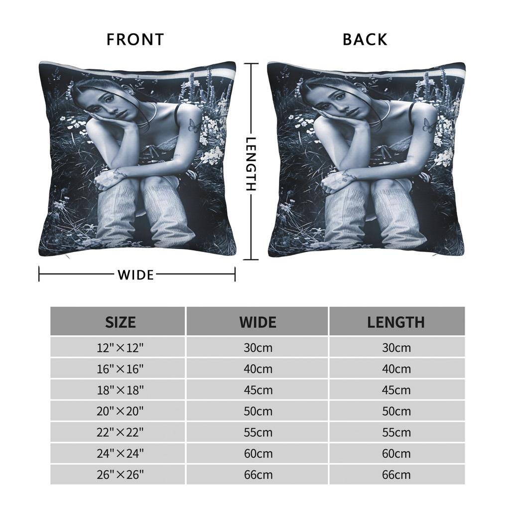 Arianas Grande  Pillow Cover  Comfy Cushion Cover Fashion Pillow Case For Couch Sofa Bedroom