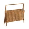 Magazine Rack Display Stand,Standing Shelf Practical Books Woven Storage Basket,Newspapers Holder