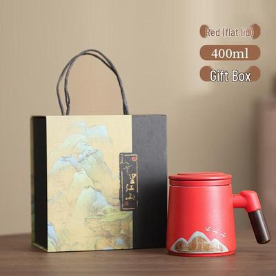 New Chinese Style Ceramic Office Mug