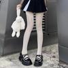 Gothic Girls Big Butterfly Print Stockings New Design Women Goth Punk Mesh Fish Net Pantyhose Sexy Stockings