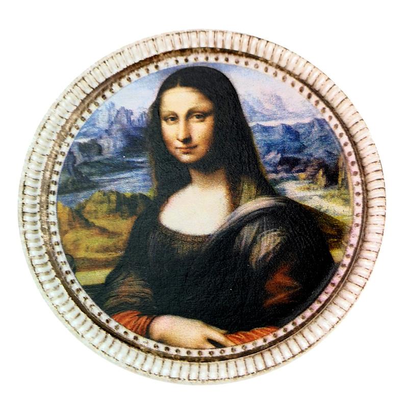 Leonardo da Vinci' Paintings Fridge Magnets The Last Supper Mona Lisa Magnetic Stickers for Message Board Wonderful Home Decor
