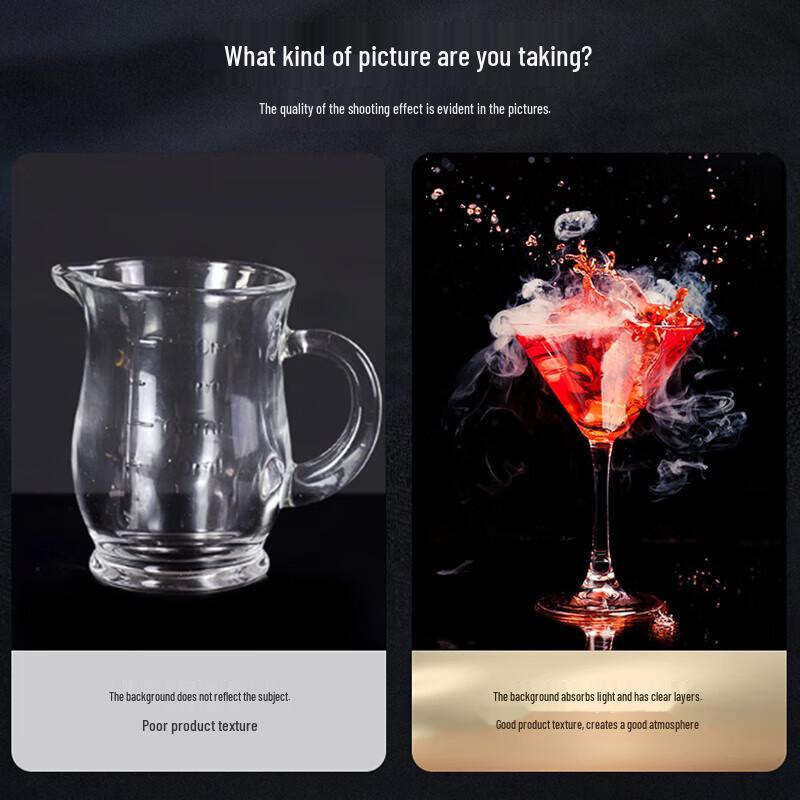 Professional Light-Absorbing Velvet Photography Backdrop