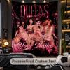 Personalized Wall Tapestry,aespa Custom Printed Name, Fabric Wall Art For Indoor Room Backdrop