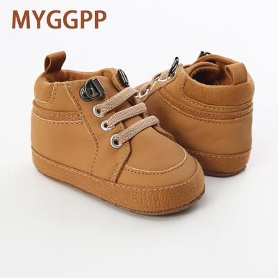 MYGGPP High Top Boy Baby Shoes Toddler Shoes Baby Shoes Soft Bottom