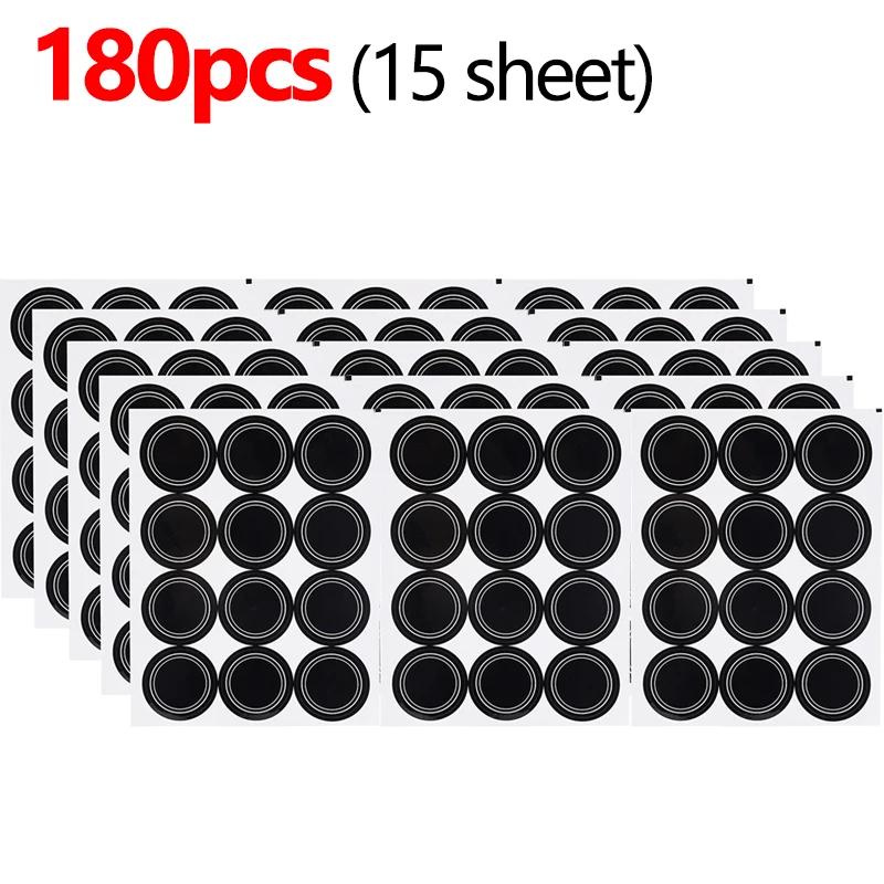 60/240PCS Spice Jars Labels Stickers Condiment Bottle Sticker Tags Seasoning Ingredient Glass Containers Label Kitchen Tools