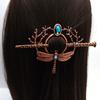 1PC Retro Dragonfly Hairpin Wind Hair Stick Women's Fashion Antique Color Hair Accessories Dress Up Headwear