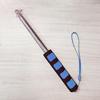 140/200cm Flag Pole with Lanyard Multi-section Non-slip Handle Comfortable Grip Teaching Pointer Stick Stainless Steel Telescopic Banner Flagpole