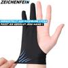 ZEICHEFEIN rękawice do rysowania, rękawice, rękawice do tabletów graficznych, czarne M