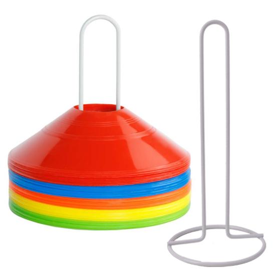 Tréninkový držák kužele Stabilní Odolný proti opotřebení Dobrý výkon Protiskluzový Odolný Úložný Kompaktní Polní Kuželový Značkovač Držák pro Fotbal