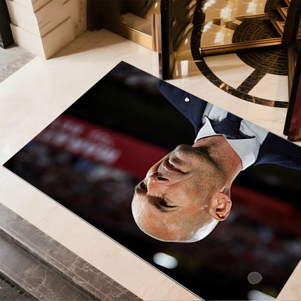 Dynamic Soccer Artwork Carpet Design for Study room Outdoor Game Room Kitchen Anti-slip Rug Anime Office Decor Best for Christmas