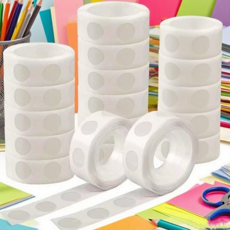 

Double-sided Adhesive Dots Transparent Removable Balloon Adhesive Tape Glue for Diy Craft Wedding Birthday Party Decor 1roll(100pcs)