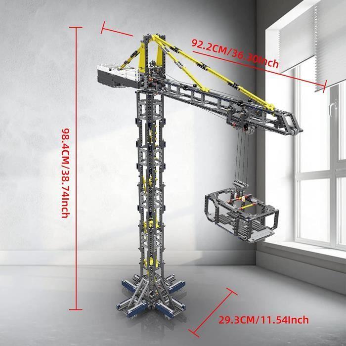 Kompatibler Baustein 17004 Turmdrehkran Baufahrzeug. 1797 Stk.Bazarland30