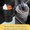 Car Water Cup Holder 2 in 1 Beverage Holder Trash Can Mobile Phone Holder Air Outlet Chair Back Door Armrest Multifunctional Box