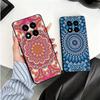 Mandala Style Pattern Soft Phone Case for Xiaomi Redmi Note 12 13 14 15 Pro Plus 11 12S 11S 11T 10 4G Black Cover Back Shell