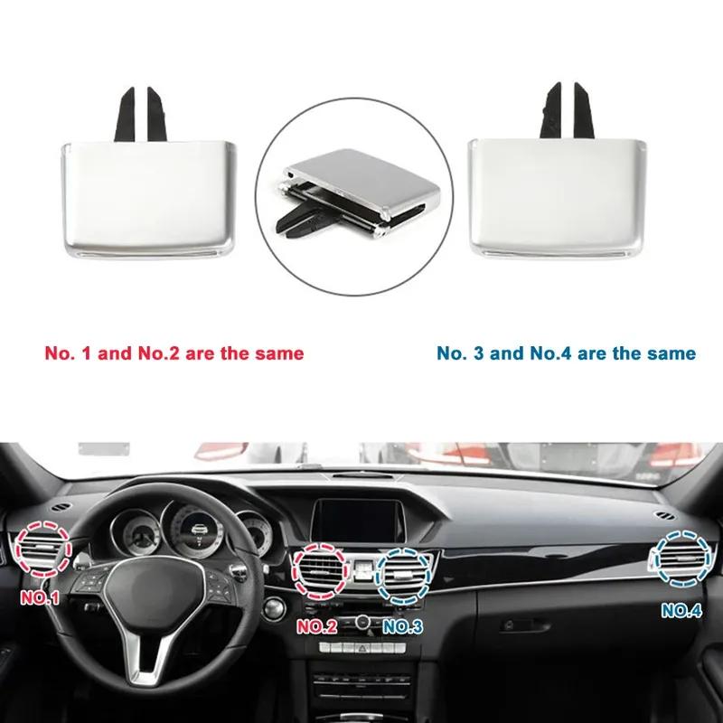 Car Air Vent Outlet Tab Clip Car Front Air Conditioner Vent Paddle for Mercedes-Benz E Class W212 W207 E260
