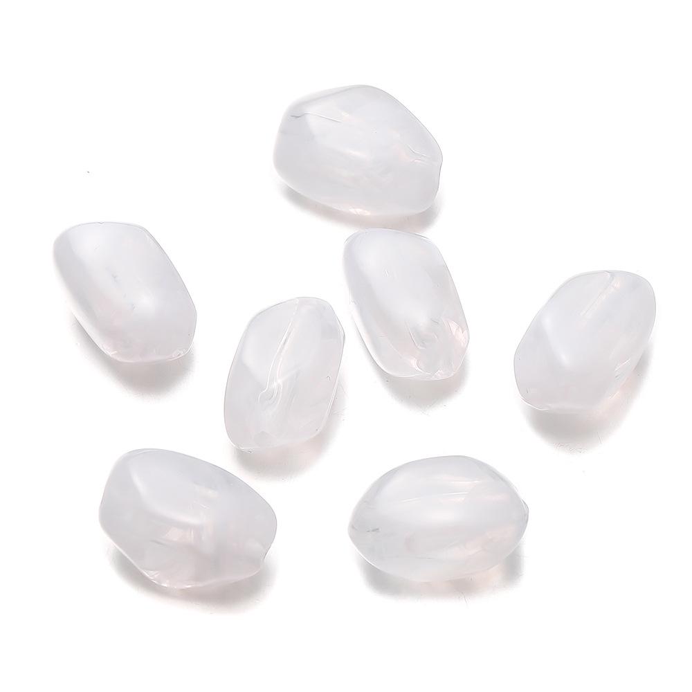 Acrylic Irregular Polygon Beads for DIY Phone Chains and Handmade Accessories