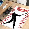 Baseball Printed Carpet, for Office Chair Living Room Bedroom Kitchen Room Decor Gifts.