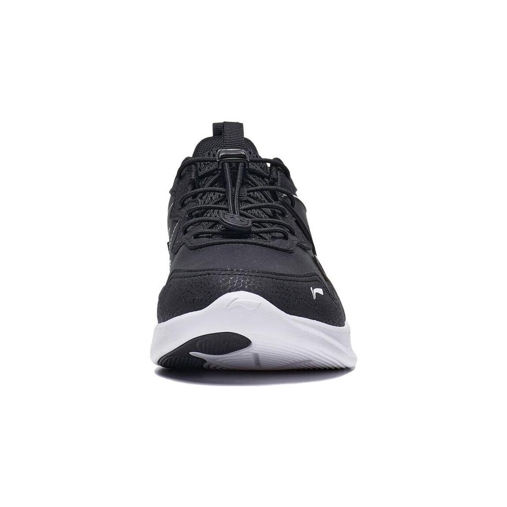 Li Ning Kids Ling Yue 3.5 Comfortable Non-Slip Wear-Resistant Waterproof Breathable Low-Top Running Shoes Kids Running Shoes Black YKCT114-11