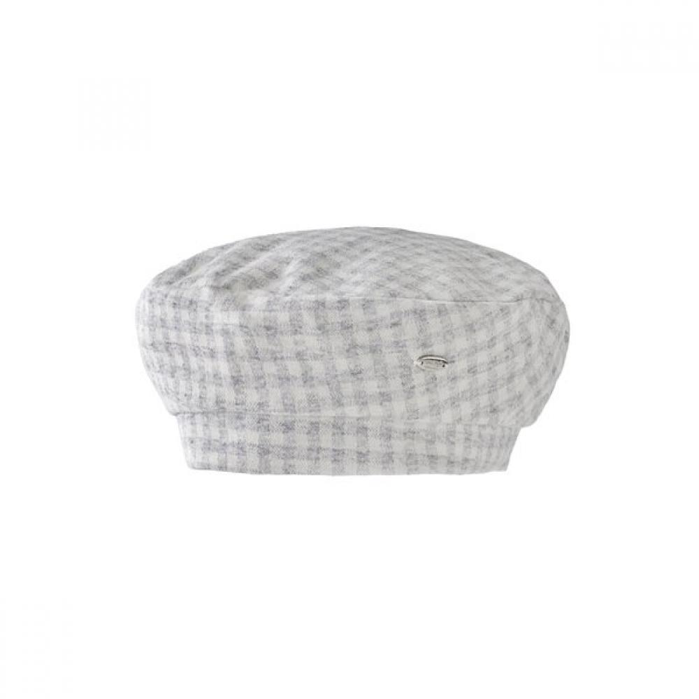 Mink Mui Modern Check Beret 36112 803 01 GR/44