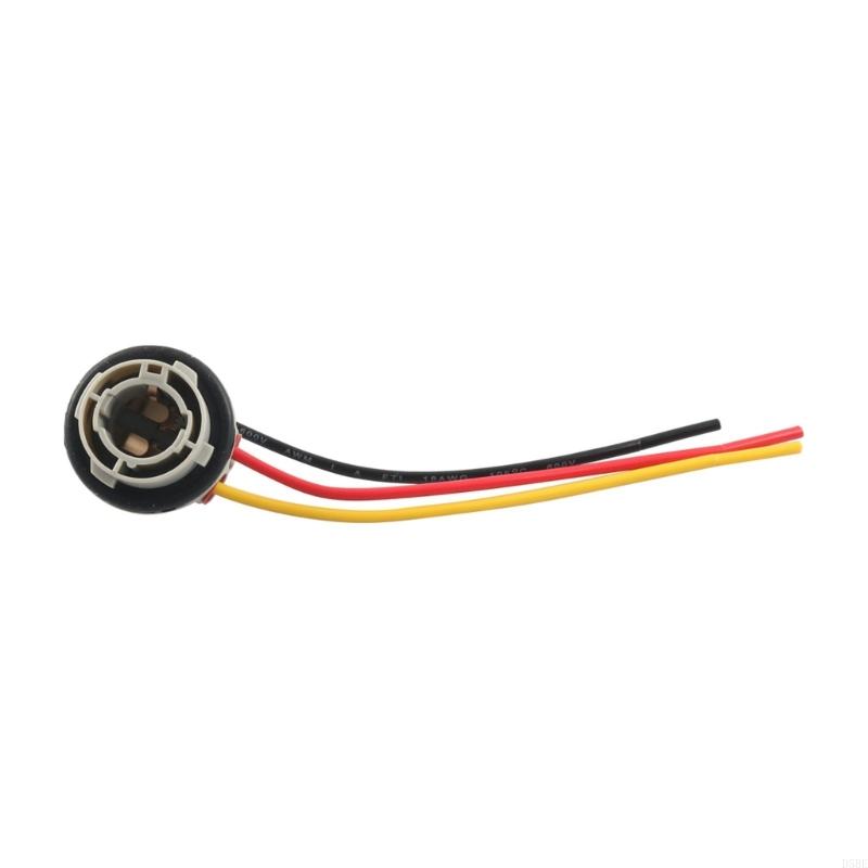 1157 LED Bulb Socket Plugs Waterproof Tail Light Harness Socket Holder Simple Talls for Most Car Trucks SUVs