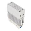 Solid State Relay 80A 3‑32VDC Input 5‑220VDC Output 35MM Rail Mounting DC To DC SSR with Heatsink