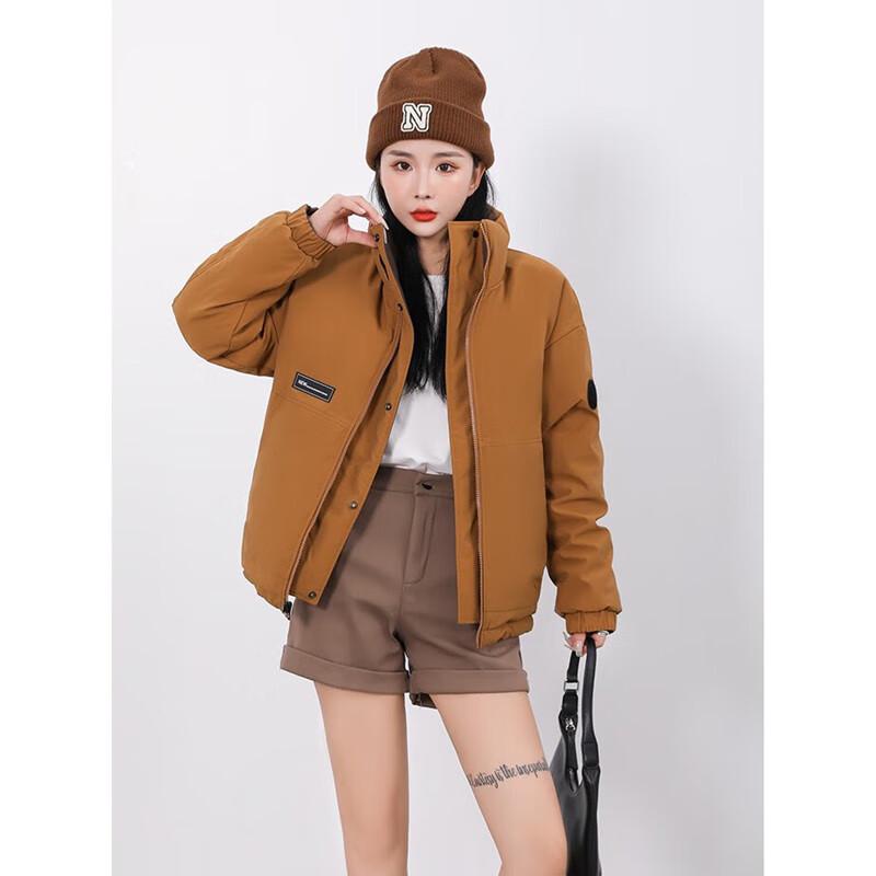 YAYA Unisex Reversible Color-Block Hooded Down Jacket S