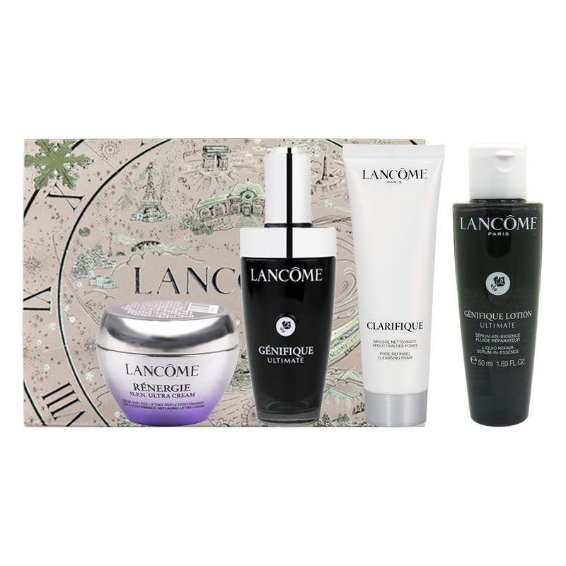 Lancôme Small black bottle skin care combination, liquid essence, moisturizing, various skin types, four-piece set