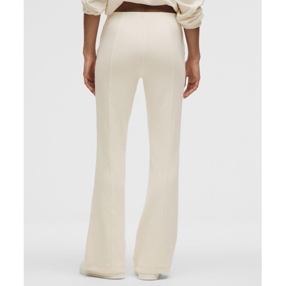 Lululemon Brushed Softstreme Mid Rise Flared Pant  Regular Light Ivory