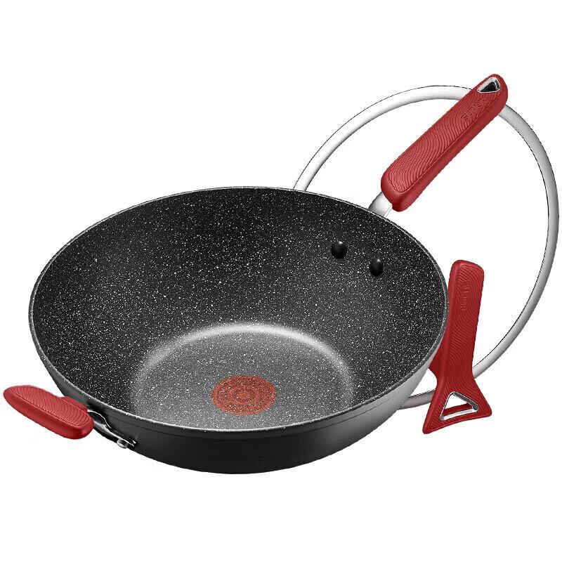 Supor Maifan Stone Non-stick Wok with Red Dot Indicator