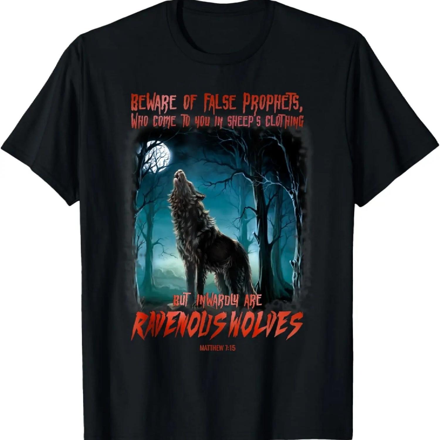 Beware of False Prophets In Sheep s Clothing t-shirt S
