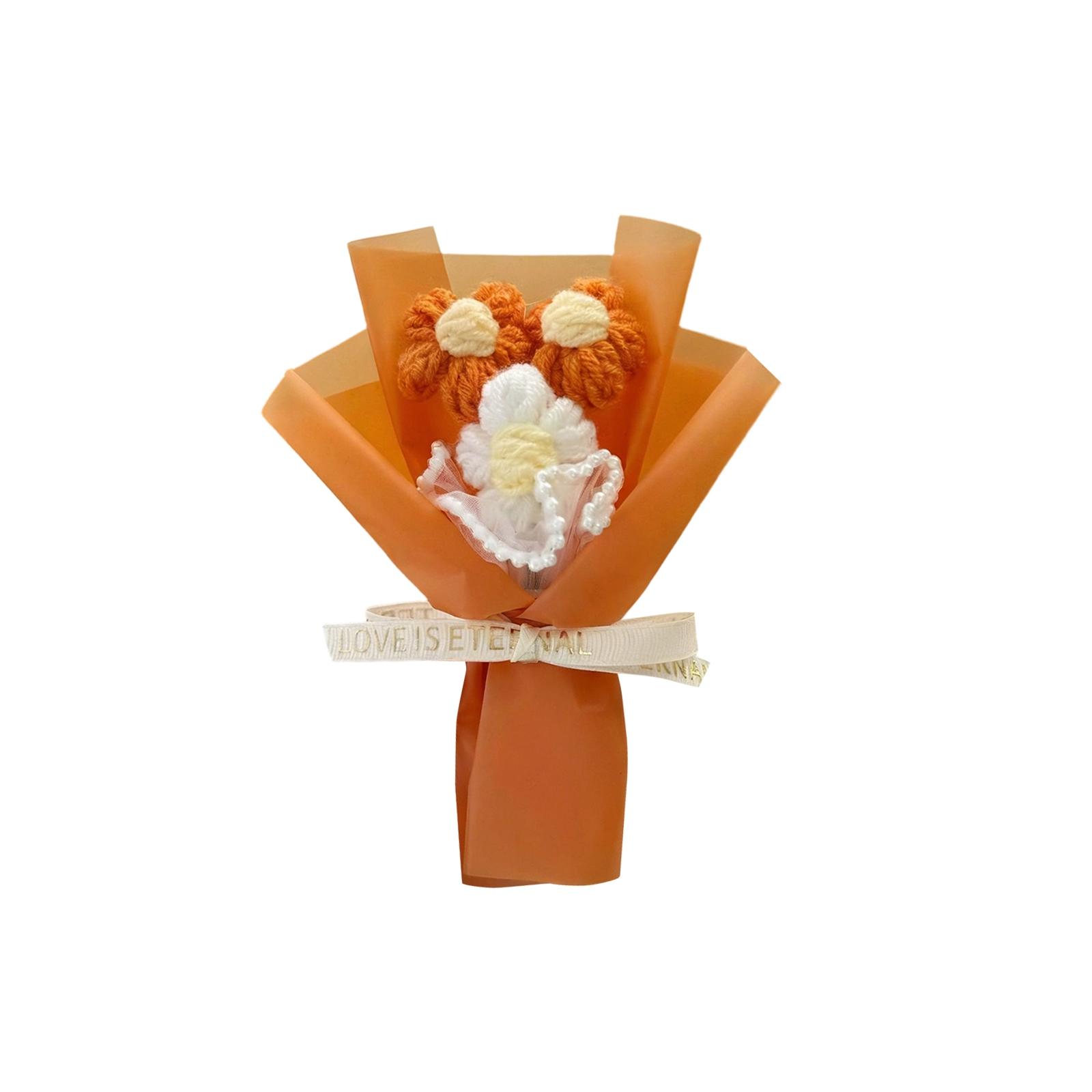 

Crochet Flowers Bouquet, Handmade Knitted Bouquet, Crochet Flower Kit, Gift For Mother Wife Birthday Anniversary,Ideal Gift For Mother s Day One Size