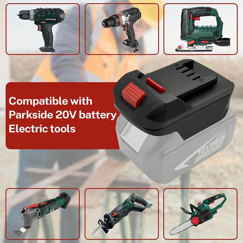 1/2/3Pcs For Mt18V Li-Ion Battery Convert Adapter To For Parkside Electric Power Tools Battery Accessories