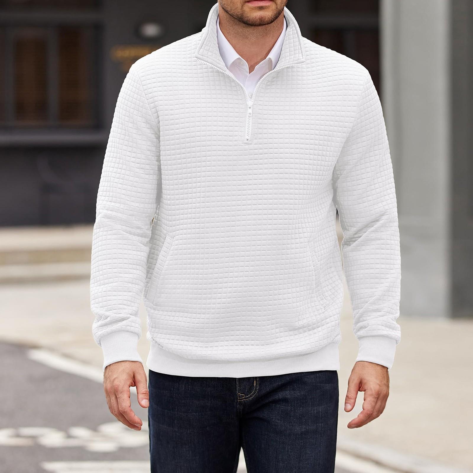 

Мужская толстовка с капюшоном на молнии, повседневная куртка с карманами, теплая зимняя спортивная верхняя одежда M