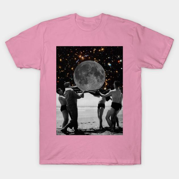 T Shirt Women Full Moon Party Harajuku Print Kawaii Tshirt Summer Short Sleeve Female T-Shirt Top Tee