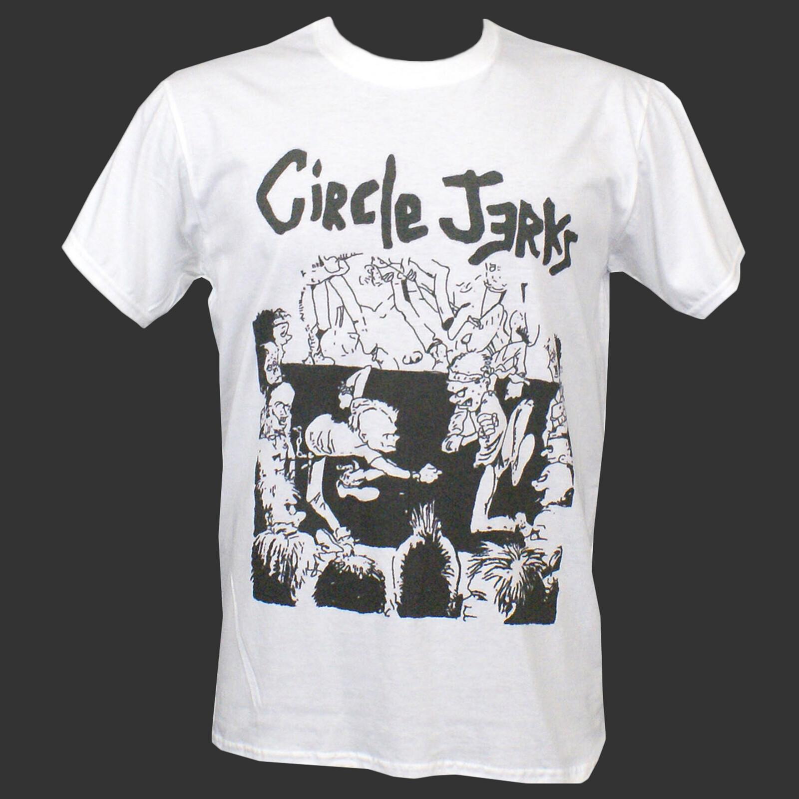 CIRCLE JERKS PUNK ROCK HARDCORE T-Shirt Mens Womens Tees Top unisex white S-3XL 3XL