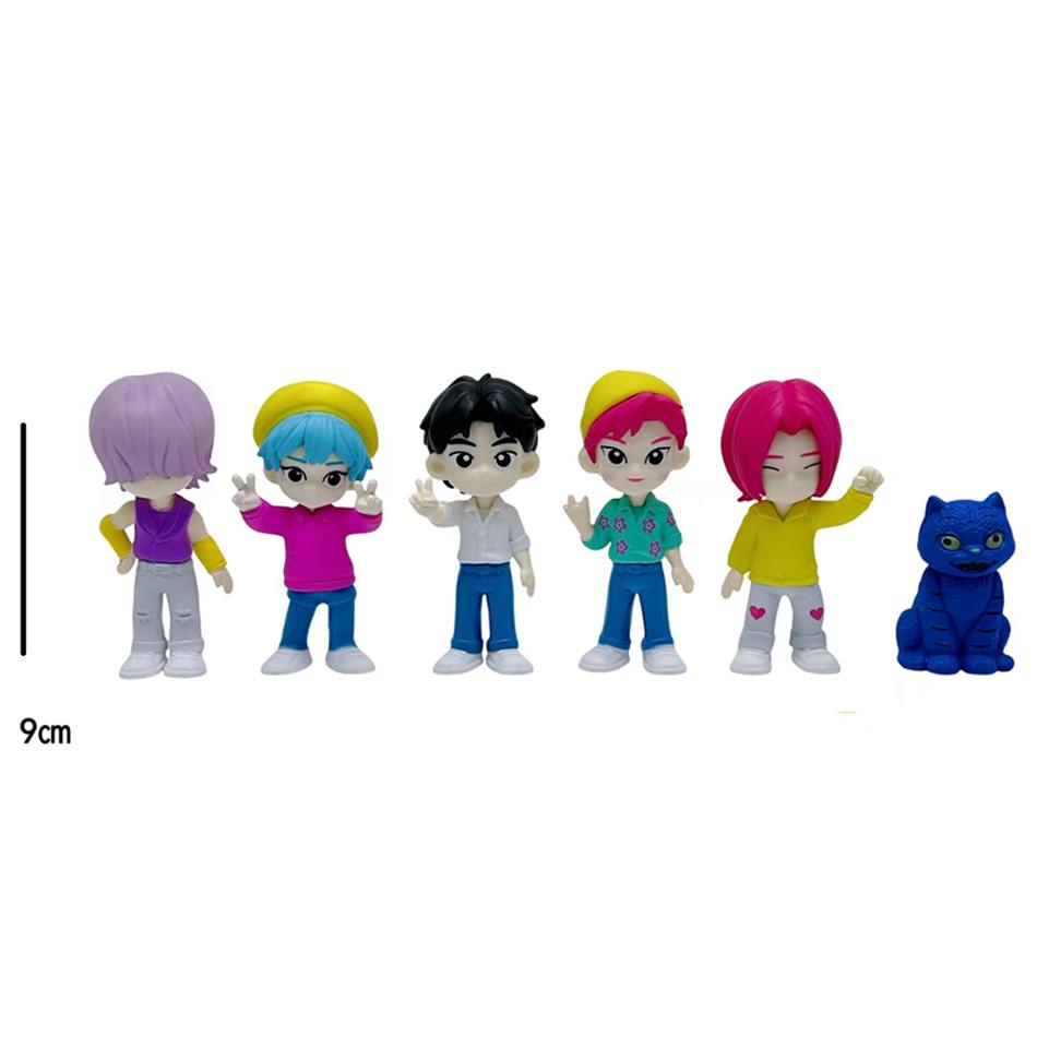 Anime Kpop Devil Hunter Blind Box Disassembly Fun Blind Bag Small statue Peripheral model Desktop Blind box decoration gifts