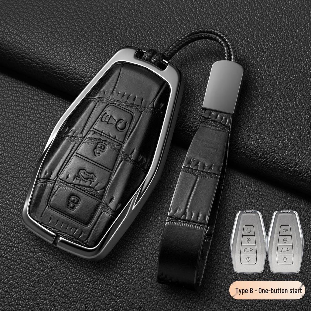 Geely Car Key Case & Protective Shell for Emgrand, Xingrui, Boyue Pro, Xingyue L, Vision X3/X6, Binyue Models