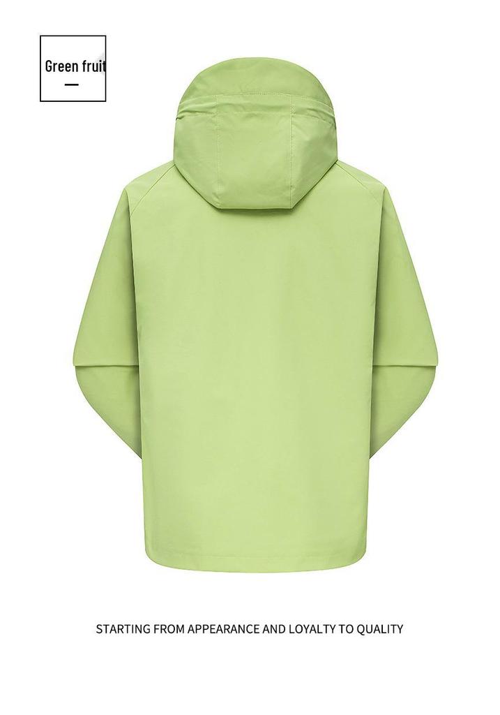 Spring/Autumn Waterproof Hooded Windbreaker - Unisex Outdoor Sports Jacket