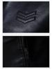 2025 Plush Men's PU Leather Jacket - Thickened, Versatile Lapel Coat for Autumn/Winter