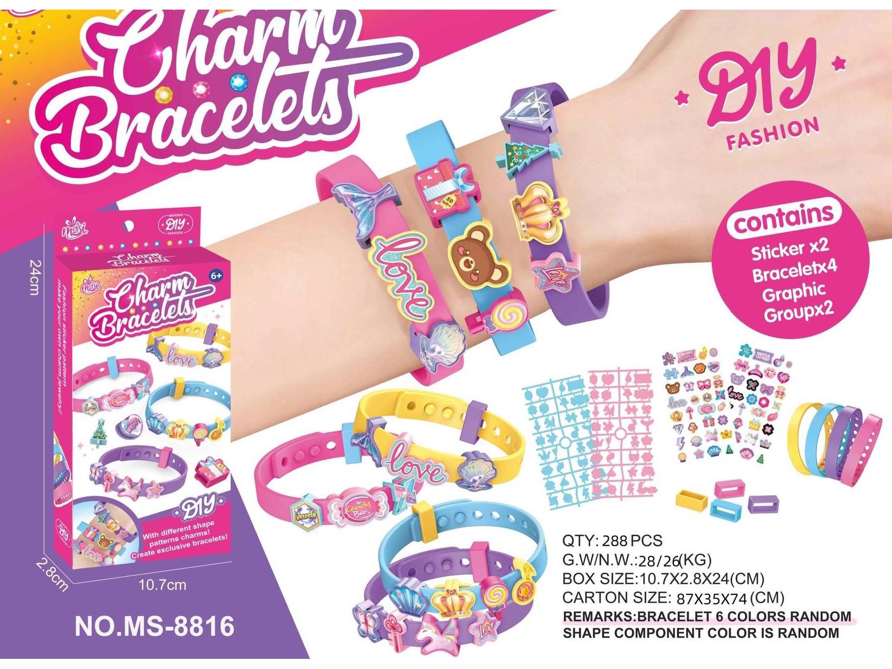 

DIY Beaded Bracelet Kit for Girls - Fun Handmade Toy Gift